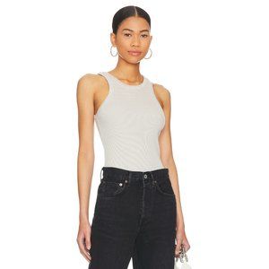 NWT AGOLDE Bailey Tank in Powder S